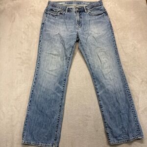 Gap 1969 Jeans Men's 34x32 Pale Blue Standard Fit Straight Y2K Streetwear Denim